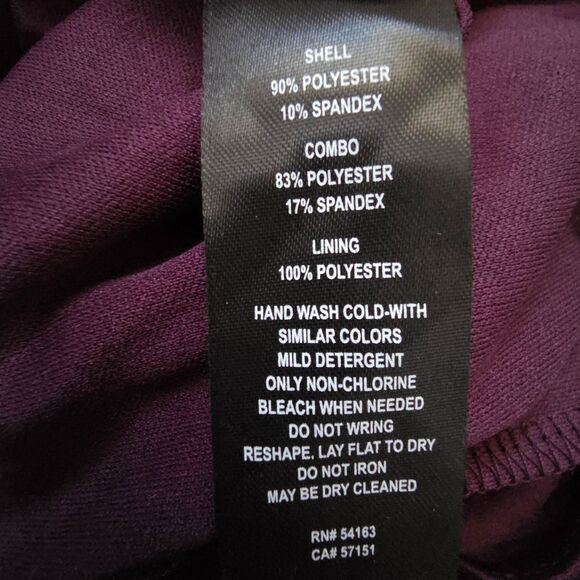 NWT Jessica Howard Wine Velvet Shift Dress 12P Petite - Picture 13 of 14